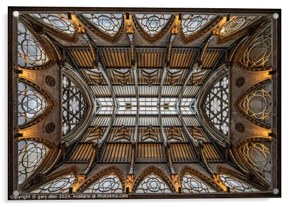 Bradford Wool Exchange ceiling Acrylic by gary allan
