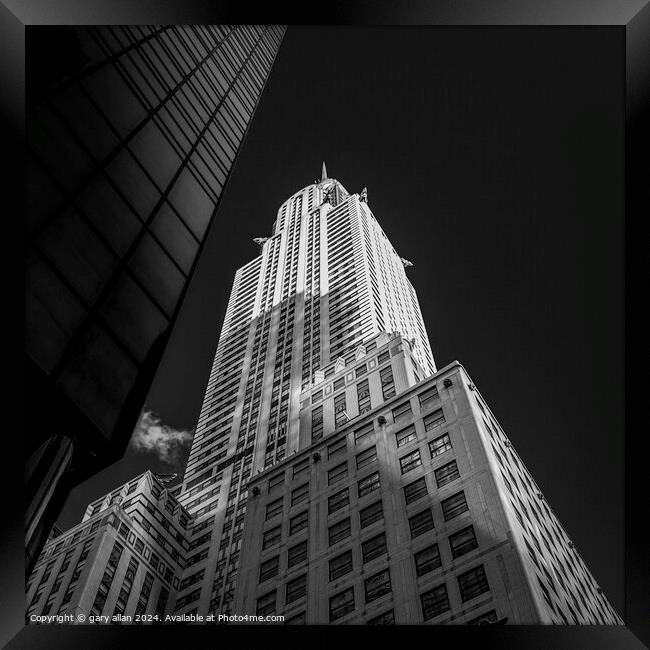 The Chrysler Building Framed Print by gary allan