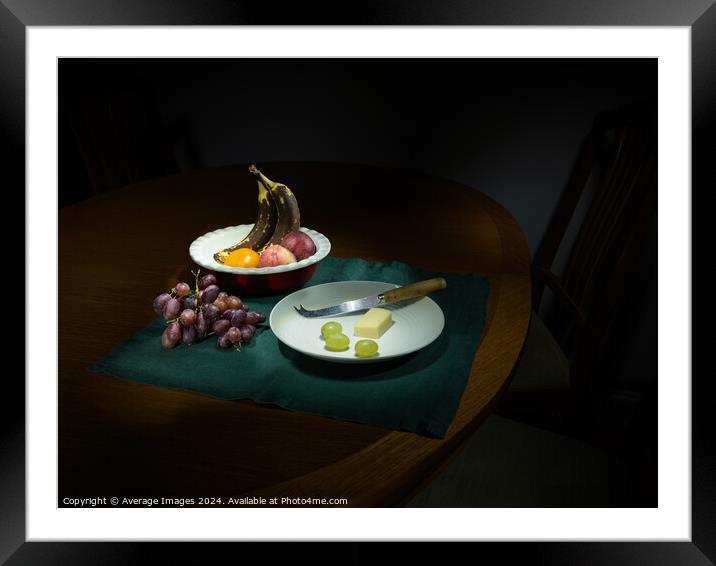 A meagre lunch Framed Mounted Print by Ironbridge Images