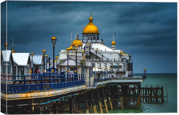 The End Of The Pier Canvas Print by Chris Lord