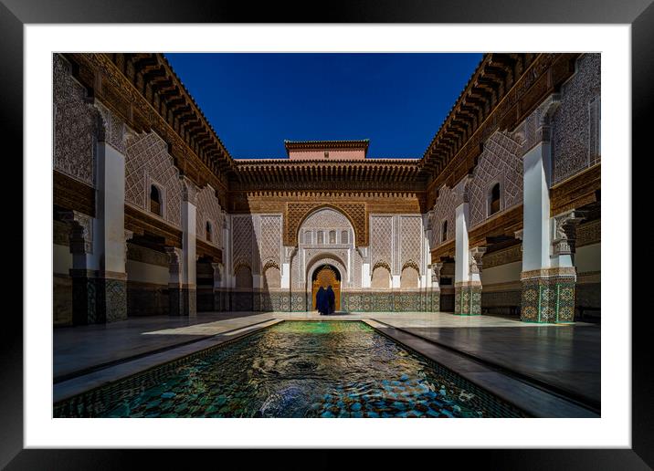 Ben Youssef Madrasa Framed Mounted Print by Chris Lord