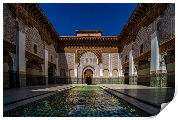 Ben Youssef Madrasa Print by Chris Lord