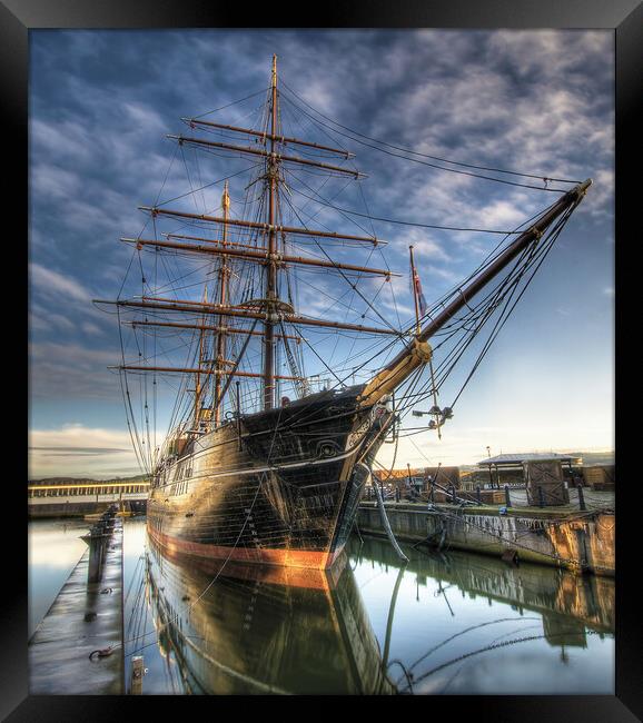 RRS Discovery Framed Print by Karl Oparka