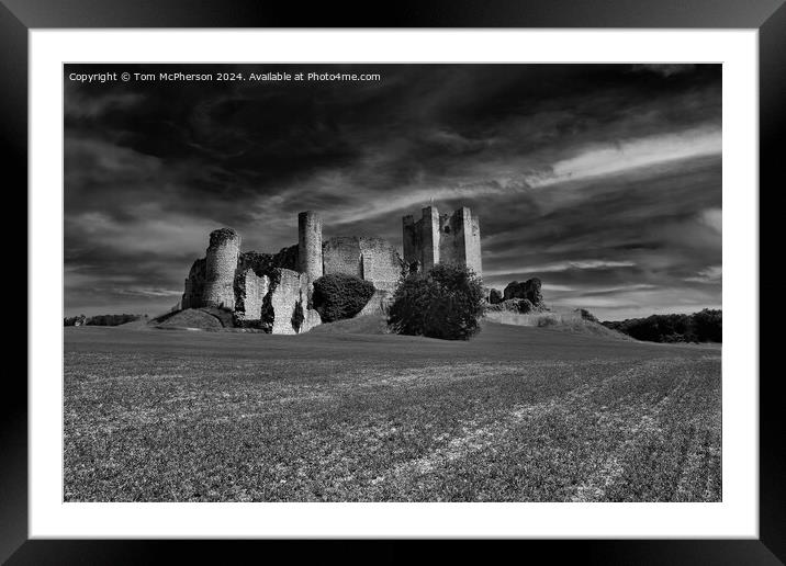 Conisbrough Castle Framed Mounted Print by Tom McPherson