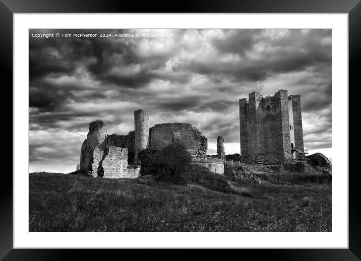 Conisbrough Castle Framed Mounted Print by Tom McPherson