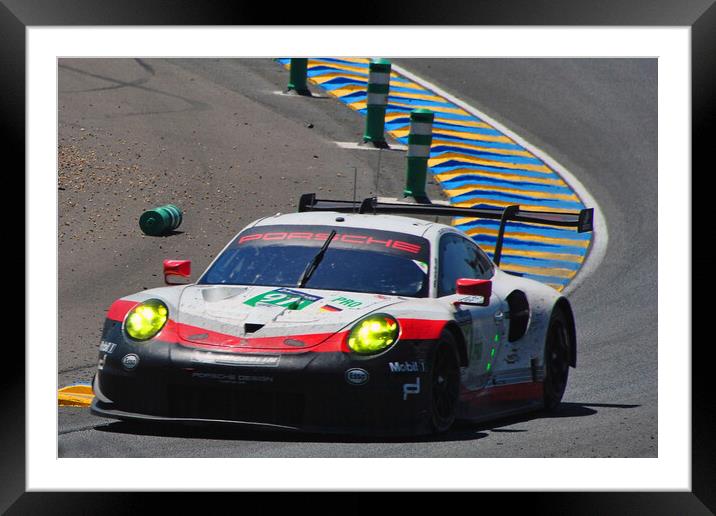 Porsche 911 RSR Sports Motor Car Framed Mounted Print by Andy Evans Photos
