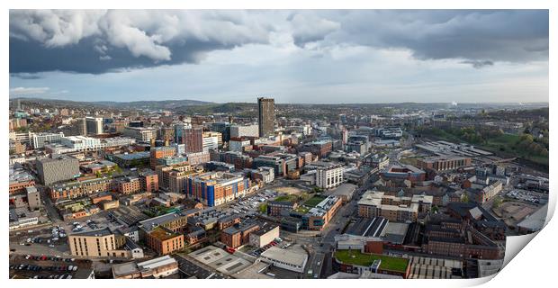 Sheffield Print by Apollo Aerial Photography