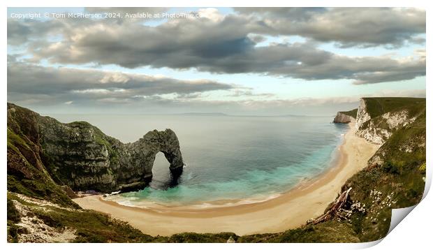 The Durdle Door rock Print by Tom McPherson