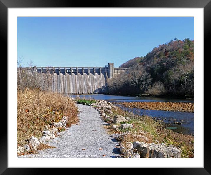 Hydro Electric Dam Rural Power Framed Mounted Print by Pete Klinger