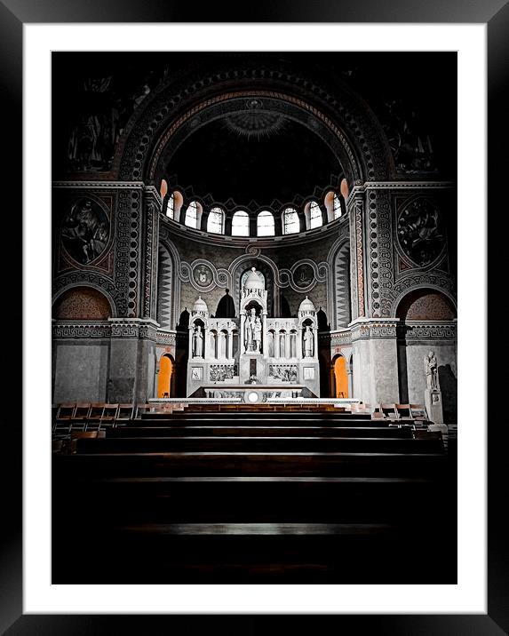 szeged Hungary 🇭🇺 Cathedral Framed Mounted Print by Mark Borg