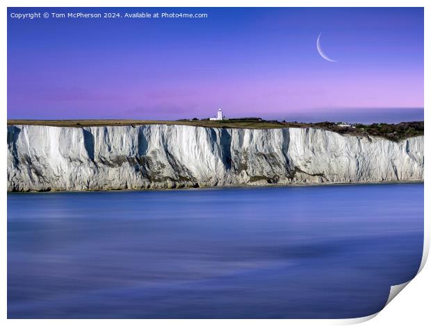 The White Cliffs of Dover Print by Tom McPherson
