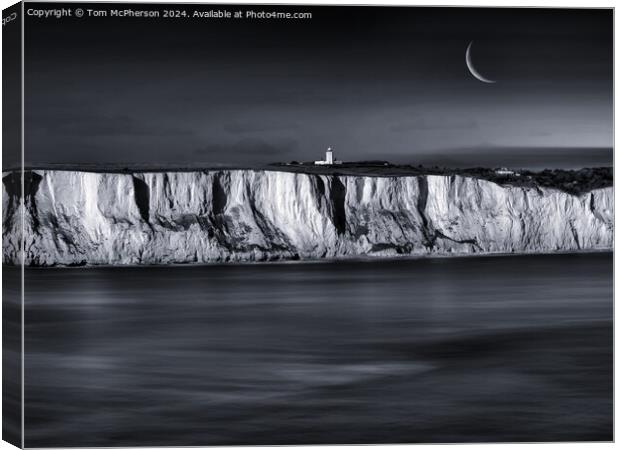 The White Cliffs of Dover Canvas Print by Tom McPherson