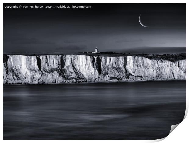 The White Cliffs of Dover Print by Tom McPherson