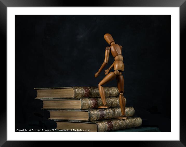 Climbing the academic ladder Framed Mounted Print by Ironbridge Images