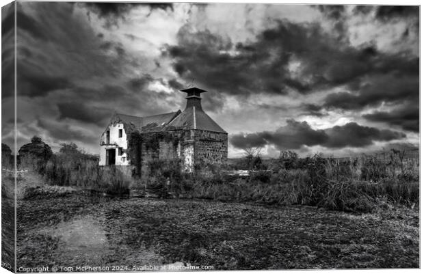 Derelict old Distillery Building in Elgin Canvas Print by Tom McPherson