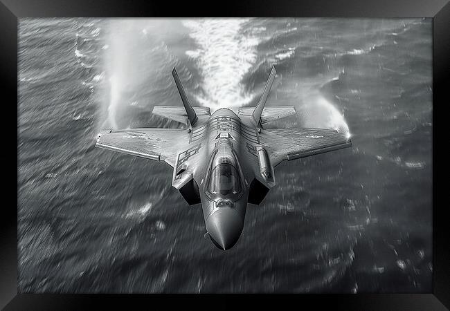 USAF F-35A Lightning II Framed Print by Airborne Images