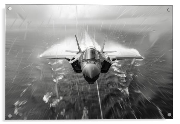 USAF F-35A Lightning II Acrylic by Airborne Images