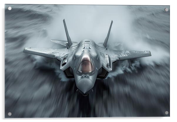 USAF F-35A Lightning II Acrylic by Airborne Images