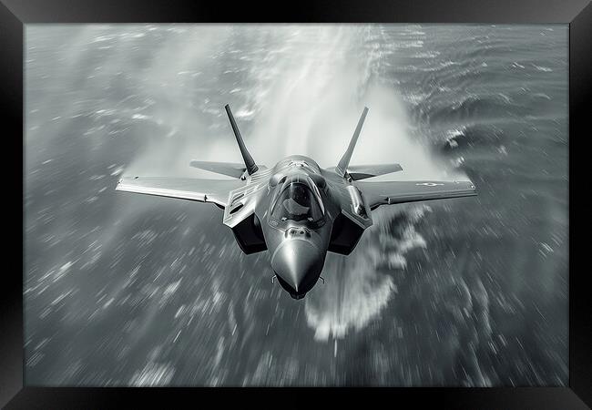 USAF F-35A Lightning II Framed Print by Airborne Images