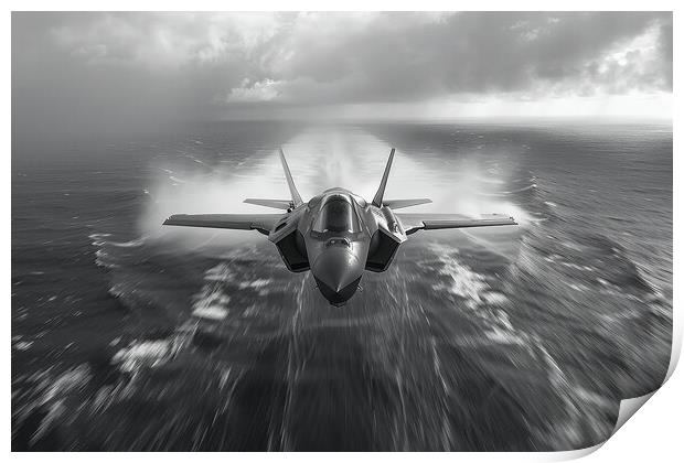 USAF F-35A Lightning II Print by Airborne Images