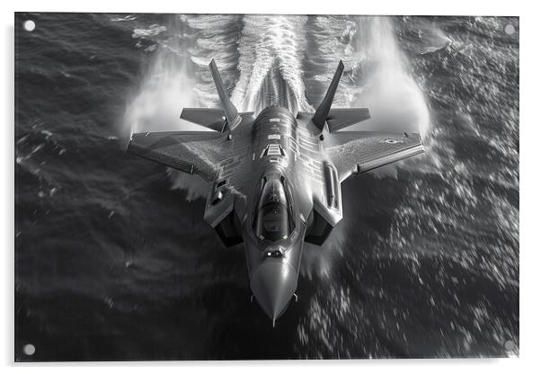 USAF F-35A Lightning II Acrylic by Airborne Images