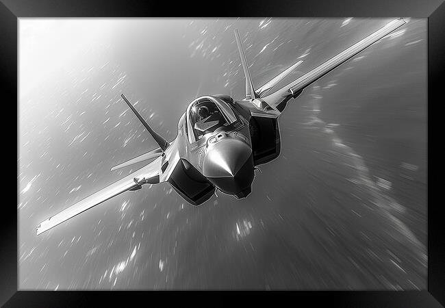 USAF F-35A Lightning II Framed Print by Airborne Images