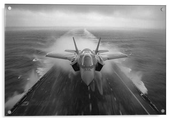 USAF F-35A Lightning II Acrylic by Airborne Images