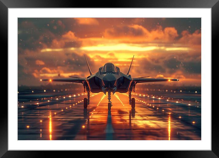 USAF F-35A Lightning II Framed Mounted Print by Airborne Images