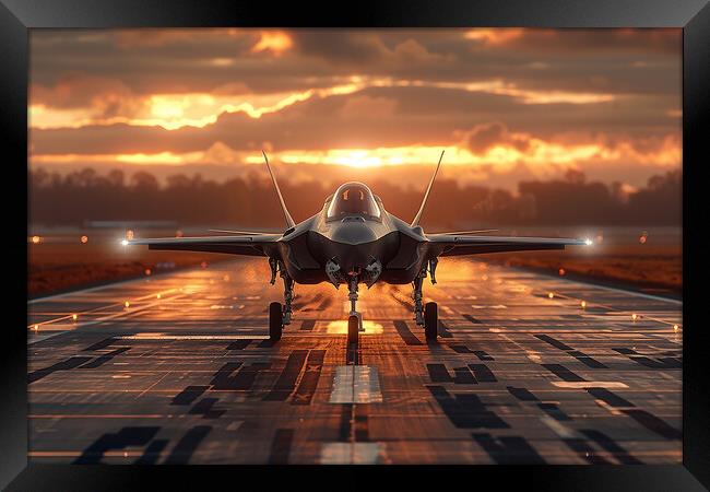 USAF F-35A Lightning II Framed Print by Airborne Images