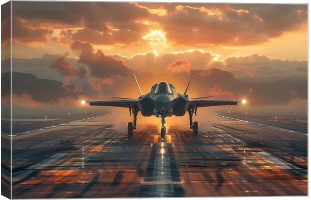 USAF F-35A Lightning II Canvas Print by Airborne Images