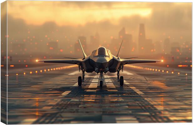 USAF F-35A Lightning II Canvas Print by Airborne Images