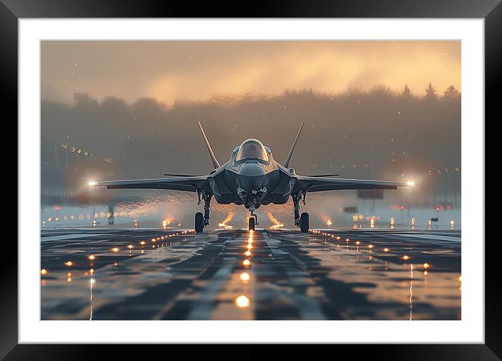 USAF F-35A Lightning II Framed Mounted Print by Airborne Images