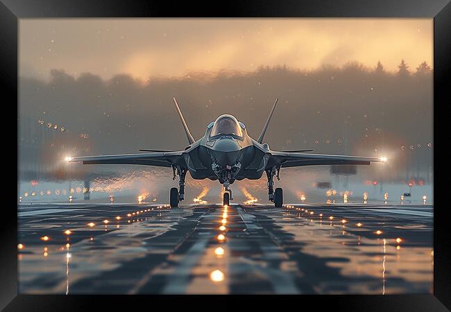 USAF F-35A Lightning II Framed Print by Airborne Images