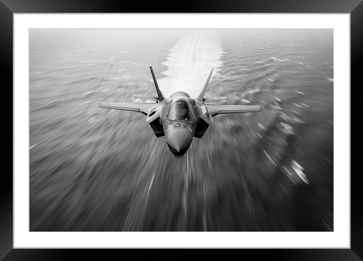 USAF F-35A Lightning II Framed Mounted Print by Airborne Images