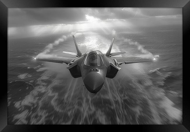 USAF F-35A Lightning II Framed Print by Airborne Images