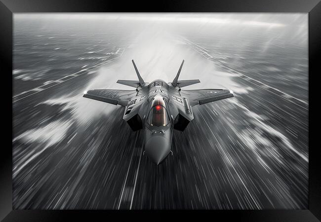 USAF F-35A Lightning II Framed Print by Airborne Images