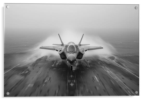 USAF F-35A Lightning II Acrylic by Airborne Images