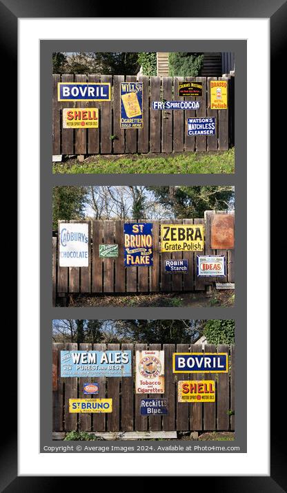 Signs of the times Framed Mounted Print by Ironbridge Images