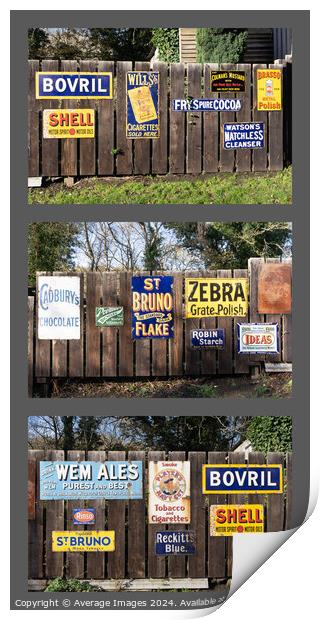 Signs of the times Print by Ironbridge Images