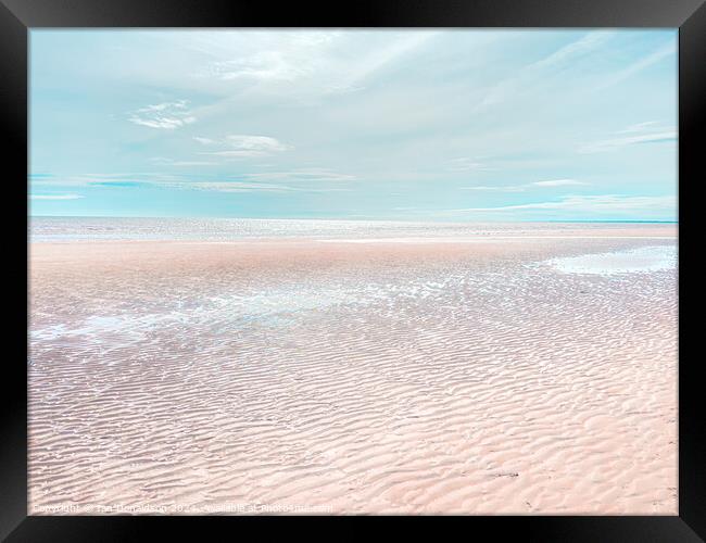 Deserted Beach Framed Print by Ian Donaldson
