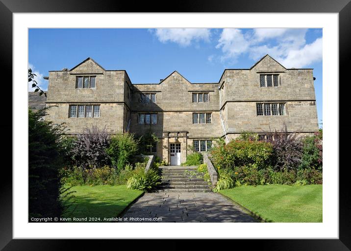 Eyam hall Framed Mounted Print by Kevin Round