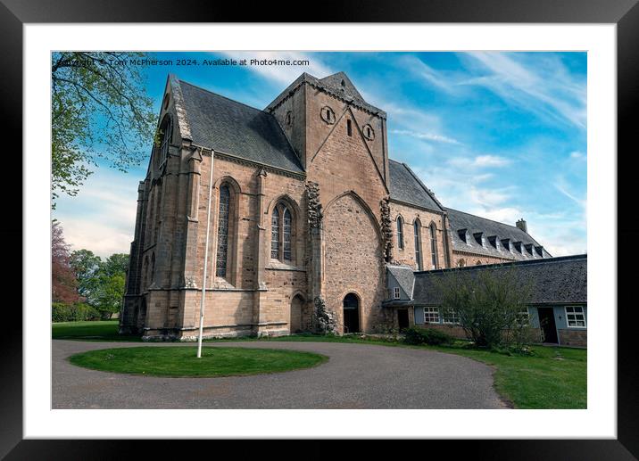 Pluscarden Abbey Framed Mounted Print by Tom McPherson