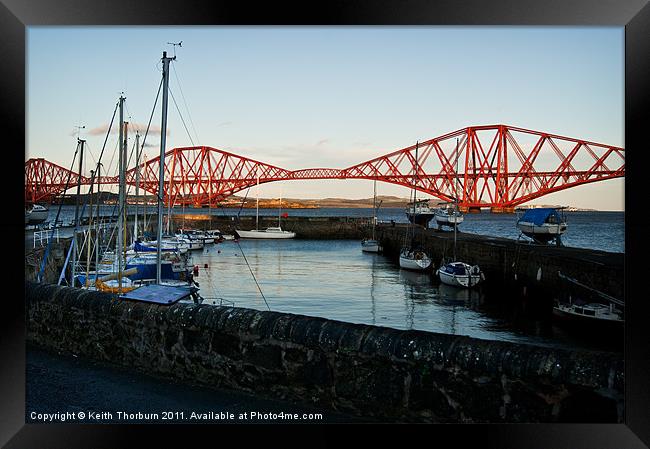 South Queensferry Harbour Framed Print by Keith Thorburn EFIAP/b