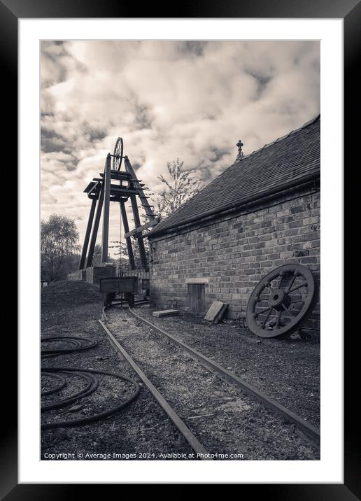 The old pit head Framed Mounted Print by Ironbridge Images