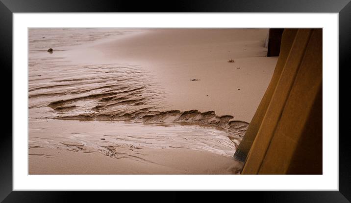 The Last Tide Framed Mounted Print by Simon Wrigglesworth