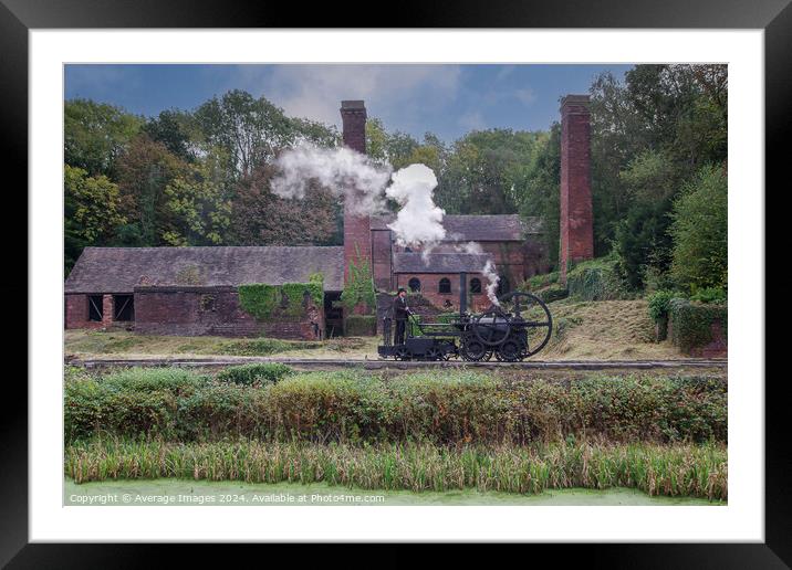 Steam locomotion Framed Mounted Print by Ironbridge Images