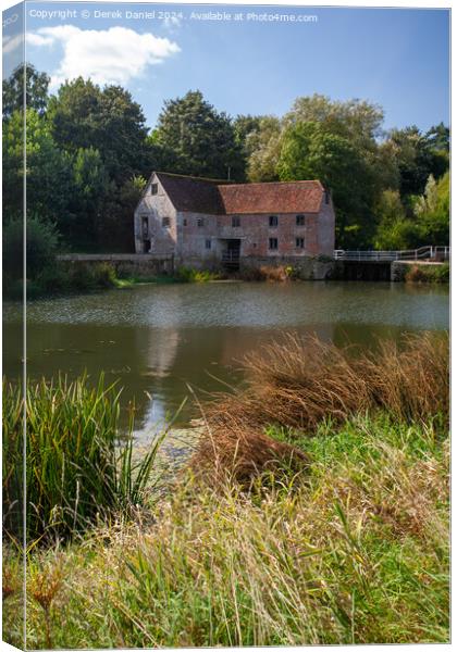 Sturminster Newton Mill, Dorset Canvas Print by Derek Daniel