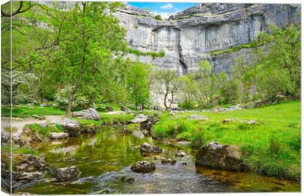 Malham Cove Canvas Print by Alison Chambers