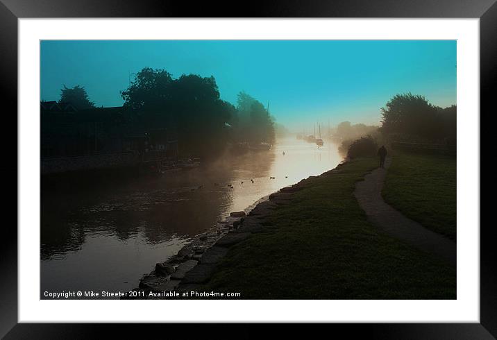 Misty Morning Framed Mounted Print by Mike Streeter