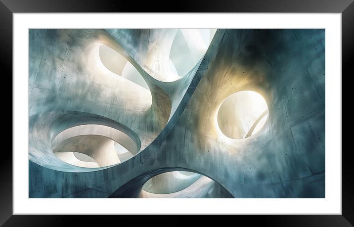 Abstract patterns in Architecture Framed Mounted Print by T2 